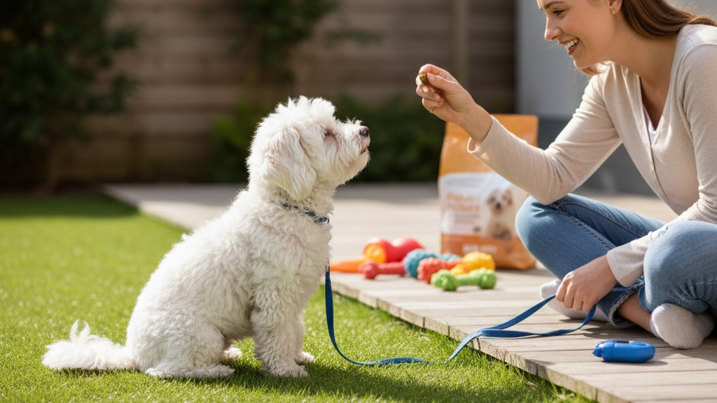 Adiestramiento básico para Bolognese: consejos para un perro obediente y feliz