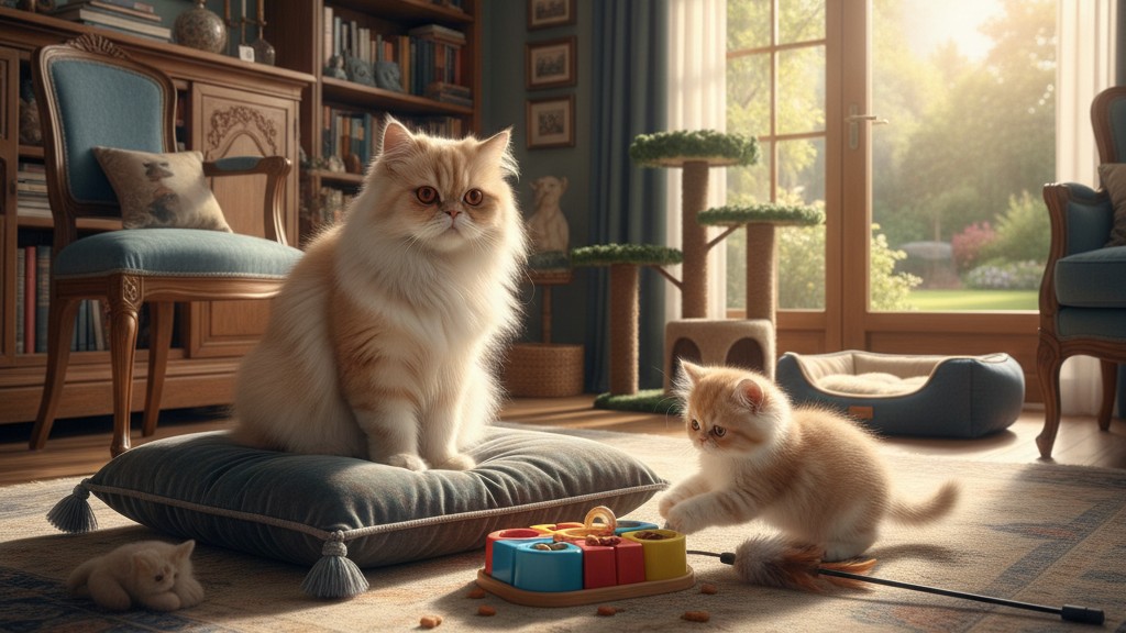 Adiestramiento básico para gatos Persas: trucos para una convivencia armoniosa