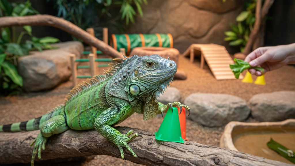Adiestramiento básico para iguanas verdes: trucos y recomendaciones