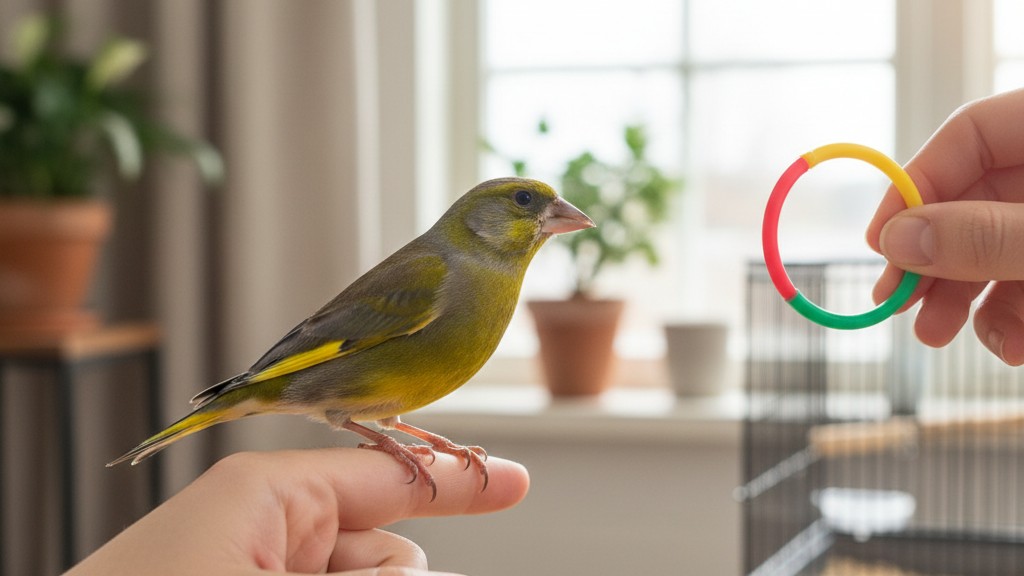 Adiestramiento básico para Verderones: Técnicas para un pájaro feliz y obediente