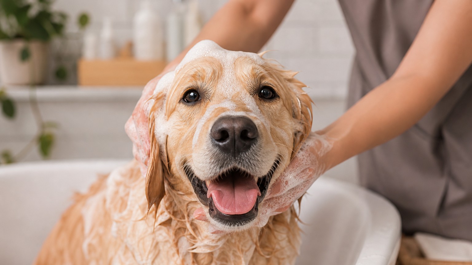 Cómo bañar a un perro correctamente