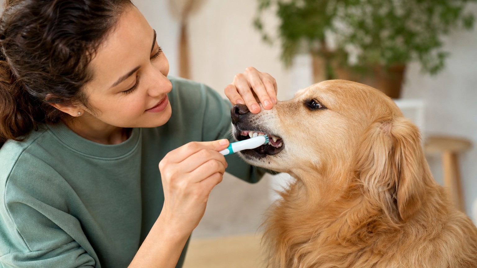 Cómo cepillar los dientes de un perro