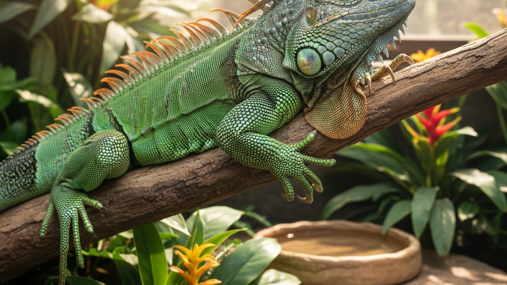 Cómo convivir con tu iguana verde: claves para una relación saludable