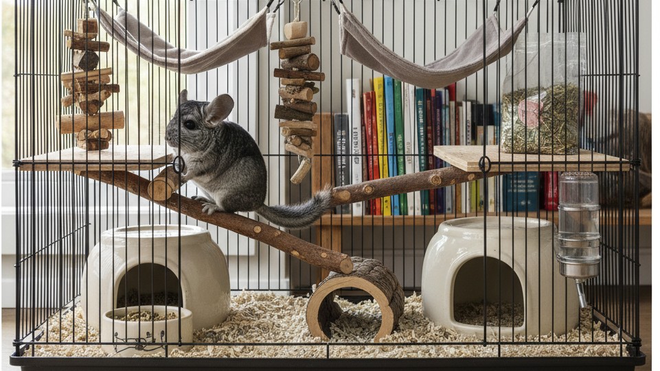 Cómo crear un ambiente seguro y estimulante para tu chinchilla