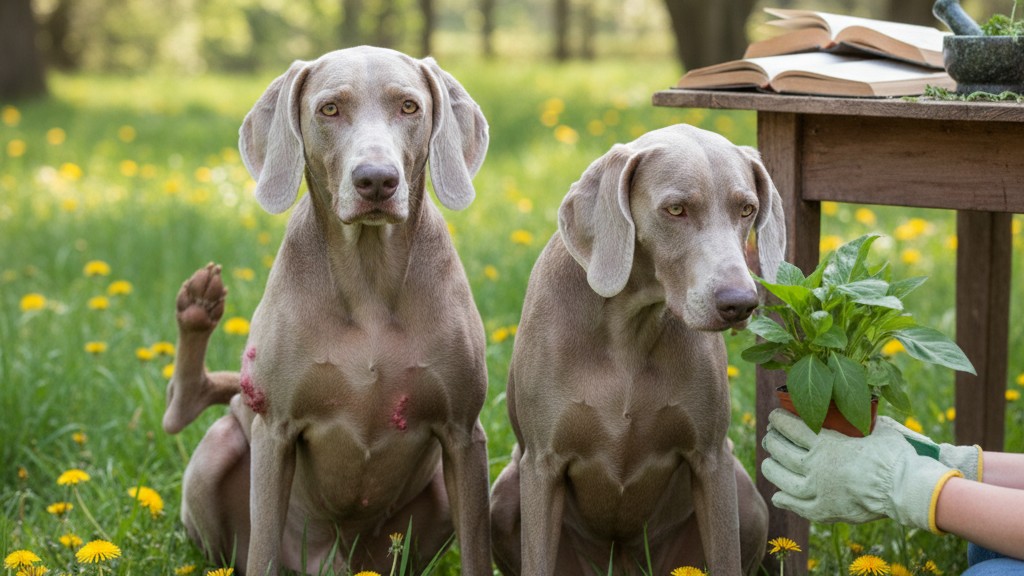 Cómo detectar y manejar alergias comunes en Weimaraners