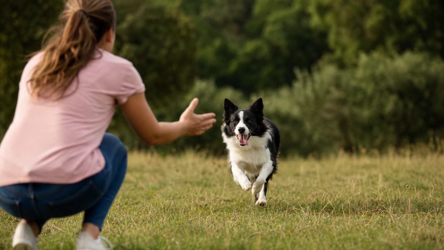 Cómo enseñar a un perro a acudir a la llamada
