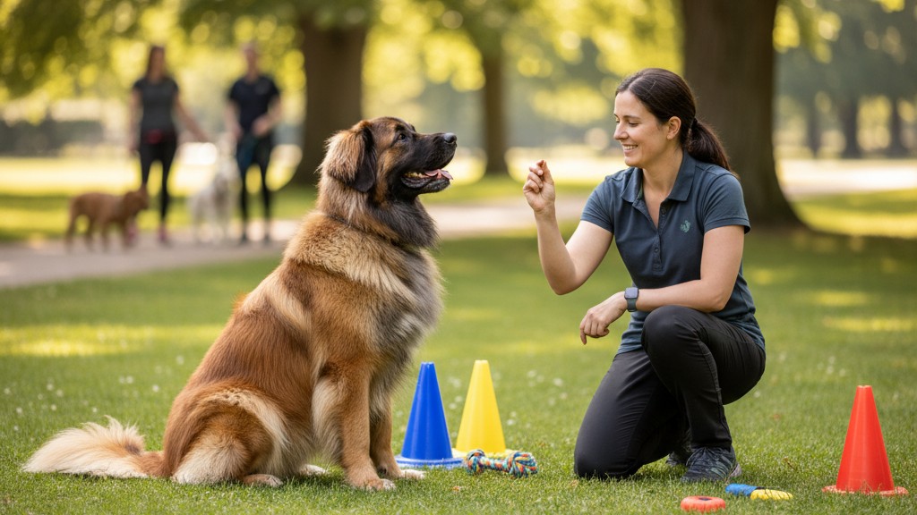 ¿Cómo entrenar a un Leonberger? Técnicas efectivas para su adiestramiento