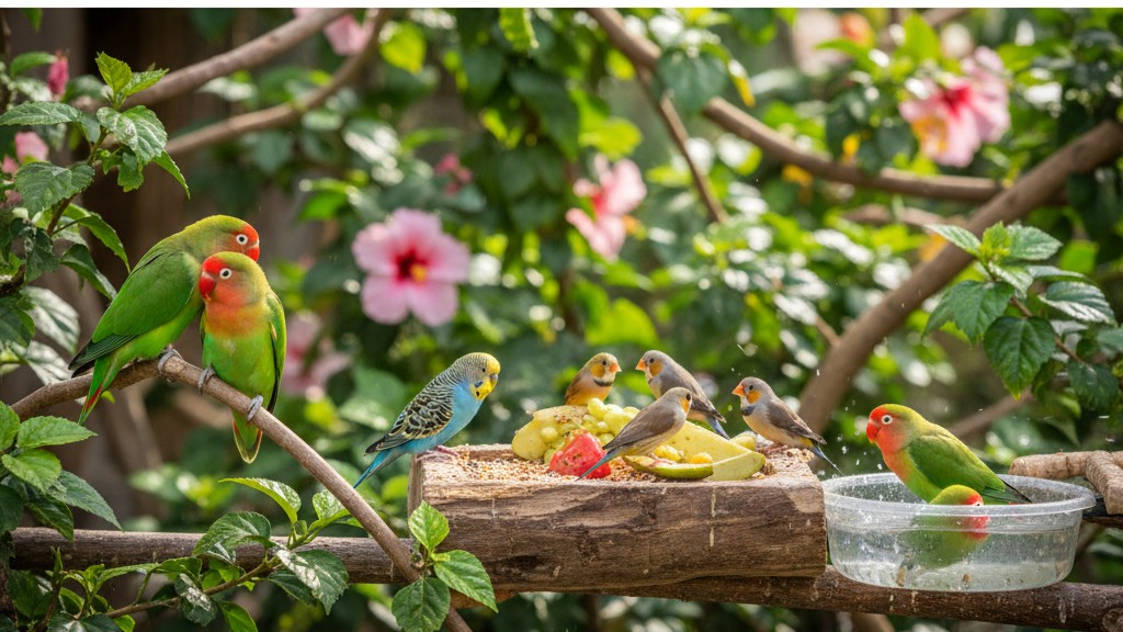 Cómo lograr una convivencia armoniosa entre Agapornis y otros pájaros