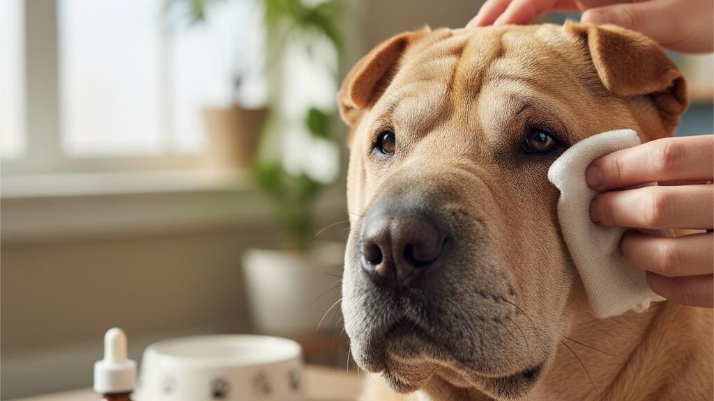 Cómo mantener la salud ocular del Shar Pei: cuidados y prevención de problemas