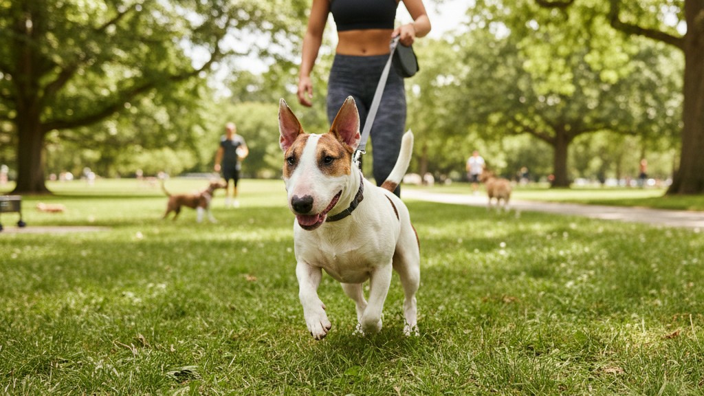 Cómo mantener saludable y feliz a tu Bull Terrier Miniatura: rutina de ejercicio y cuidados