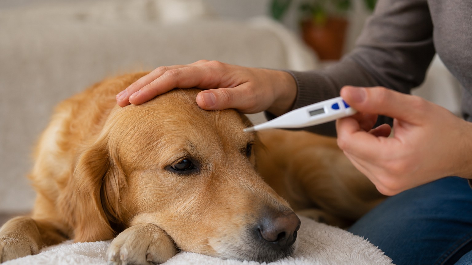 Cómo saber si mi perro tiene fiebre