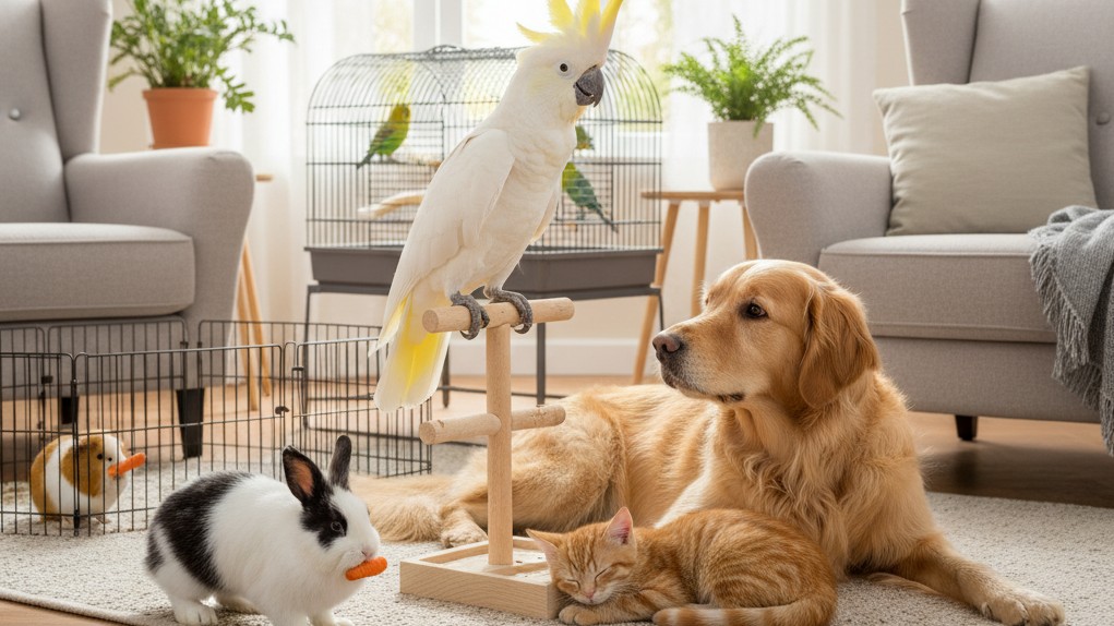 Consejos para la convivencia armoniosa entre cacatúas y otros animales