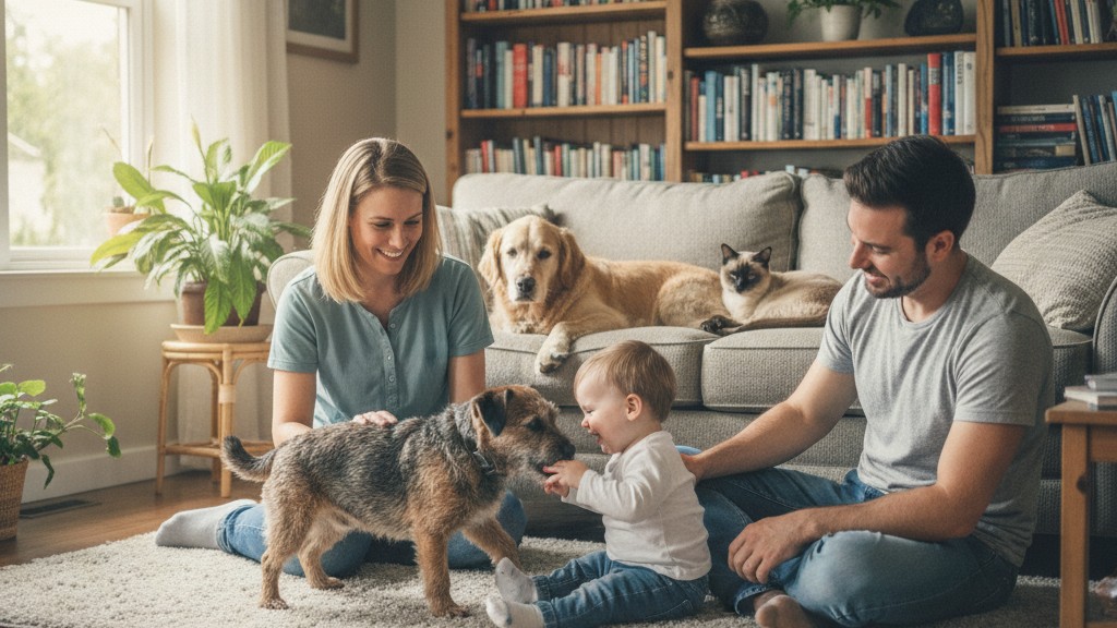 Consejos para la Convivencia con Border Terrier en Familia y con Otros Animales