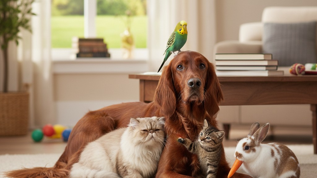 Consejos para la convivencia entre Irish Setters y otros animales en casa