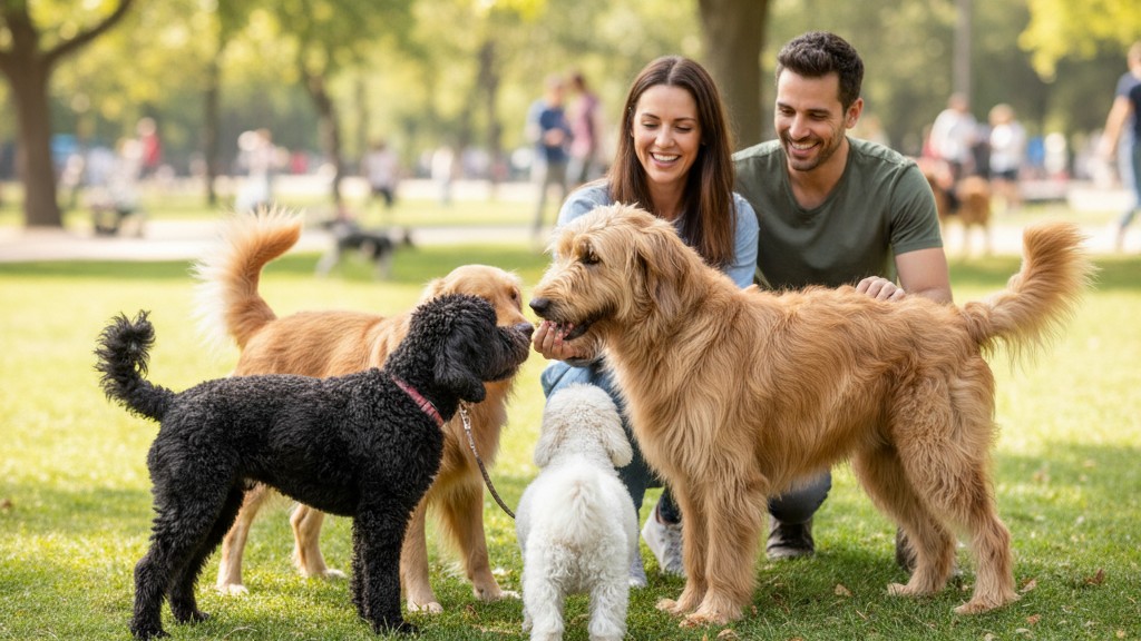 Consejos para la socialización del Pastor de Brie con otros perros y personas