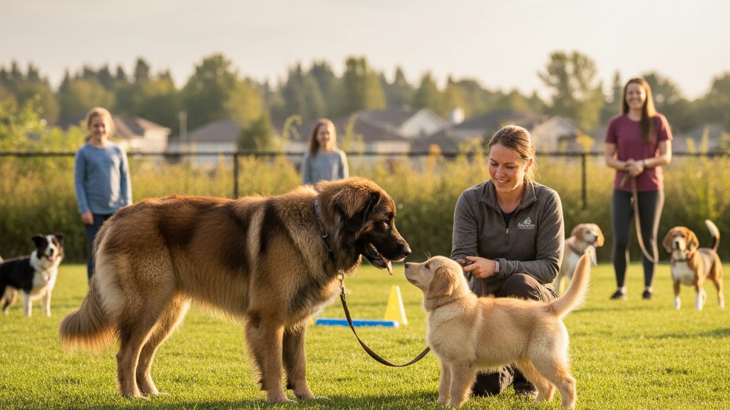 Consejos para socializar a tu Leonberger y mejorar su comportamiento