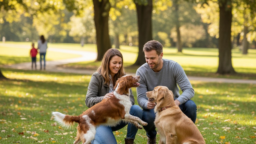 Consejos para socializar y mejorar la convivencia con tu Brittany Spaniel