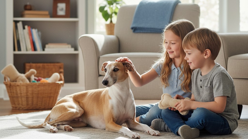 Convivencia con Whippets y niños: consejos para una relación armoniosa