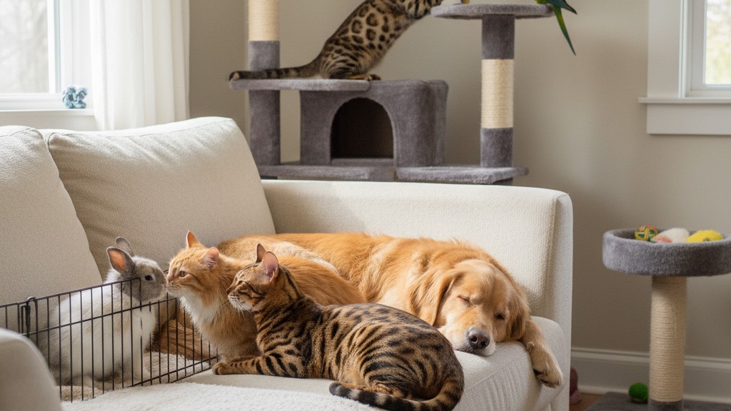 Convivencia entre gatos Bengalí y otras mascotas: consejos para una buena relación