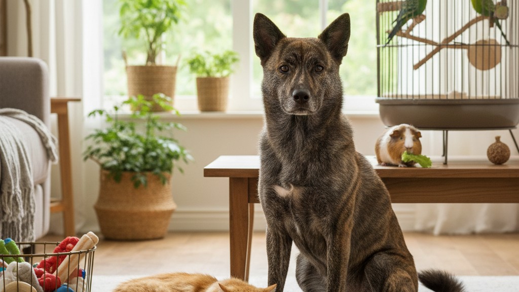 Convivencia ideal entre Kai Ken y otros animales en casa: consejos prácticos