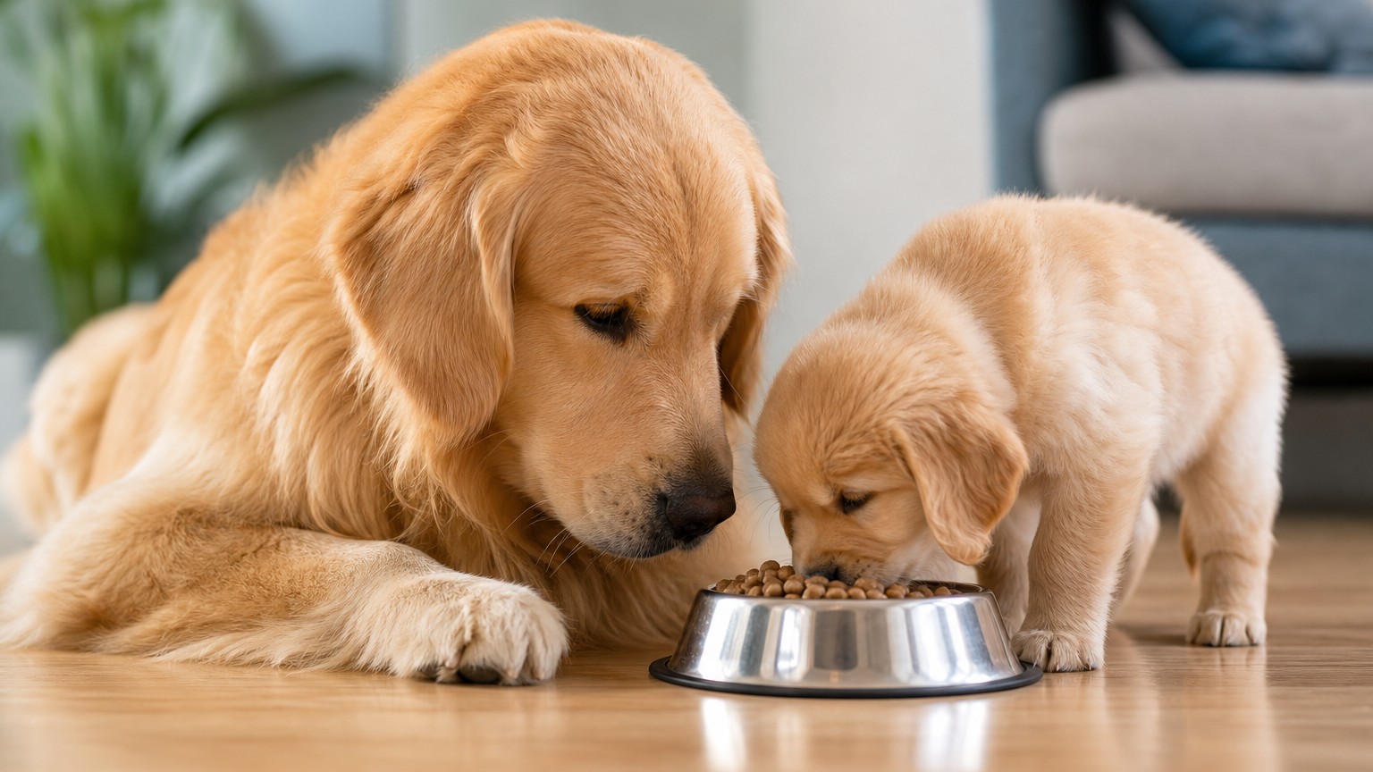 Cuándo cambiar la alimentación de cachorro a adulto