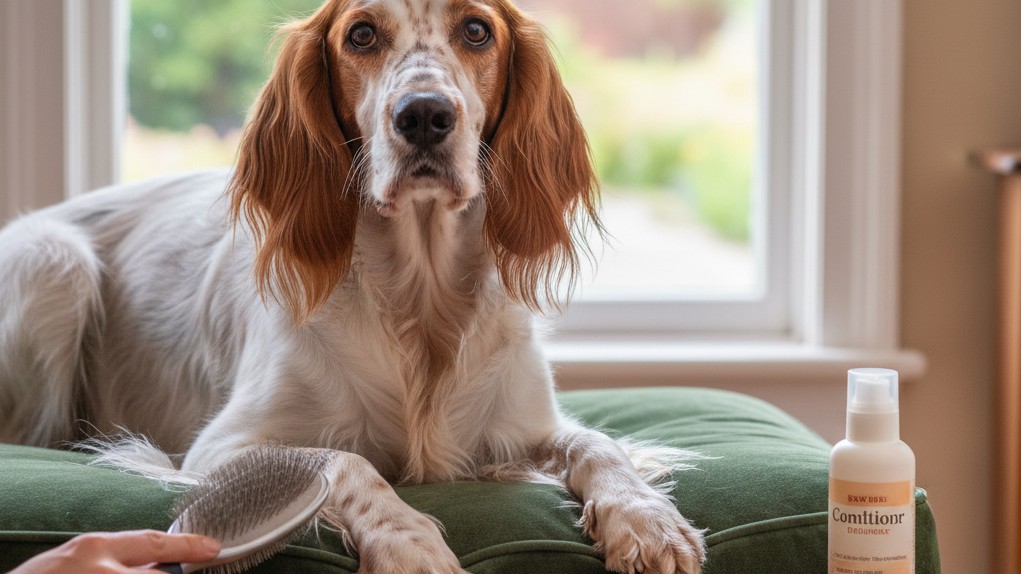 Cuidados específicos del pelaje del English Setter: mantén su manto saludable