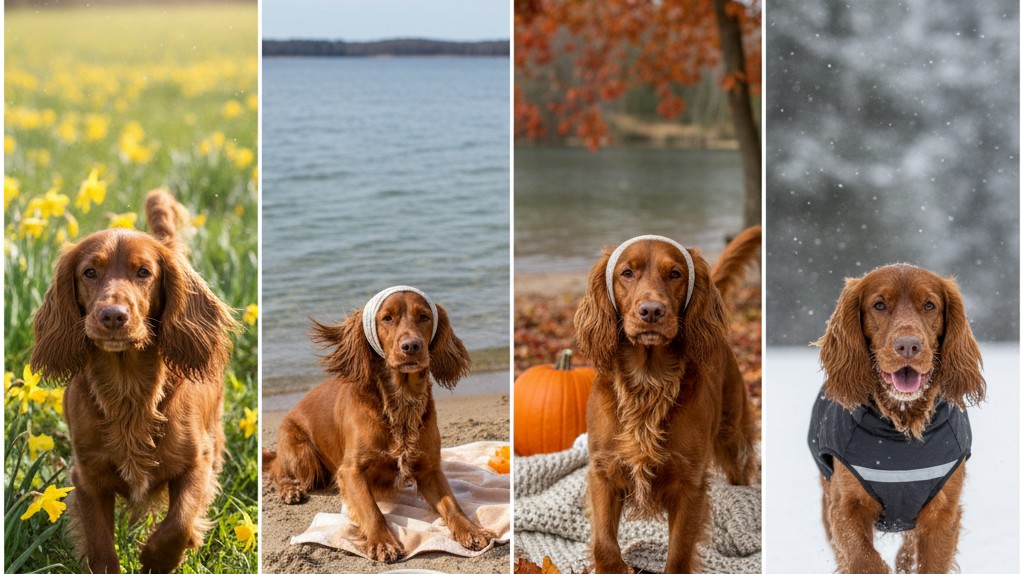 Cuidados específicos del pelaje y la salud del Boykin Spaniel durante cada estación