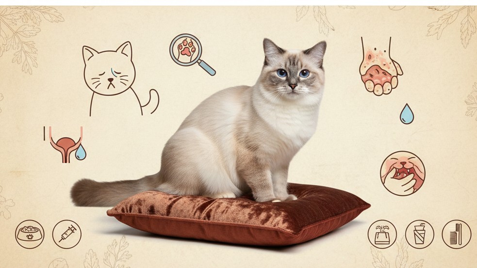 Enfermedades comunes en gatos Birmanos y cómo prevenirlas