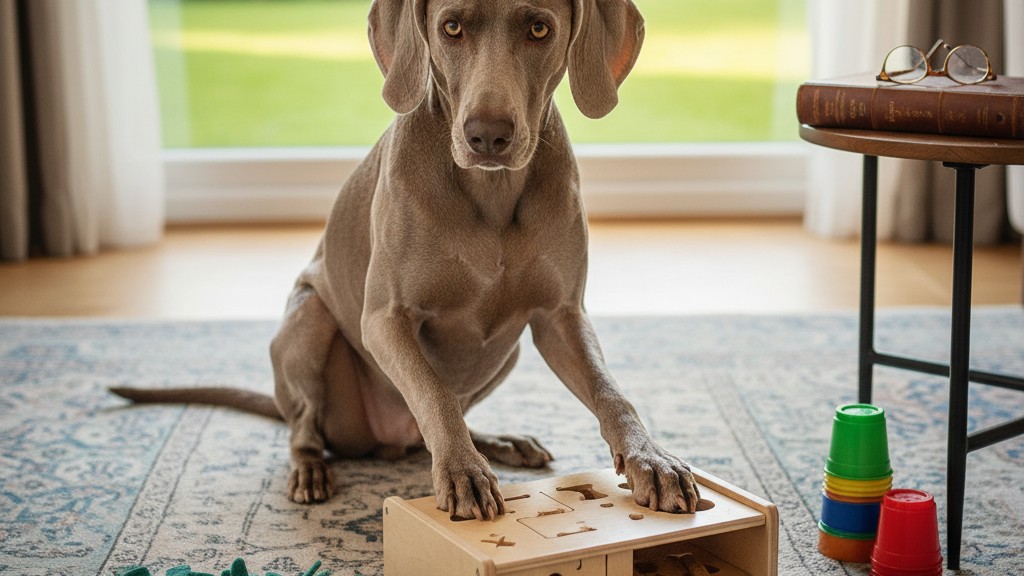 La importancia del juego mental en Weimaraners: ejercicios para estimular su mente