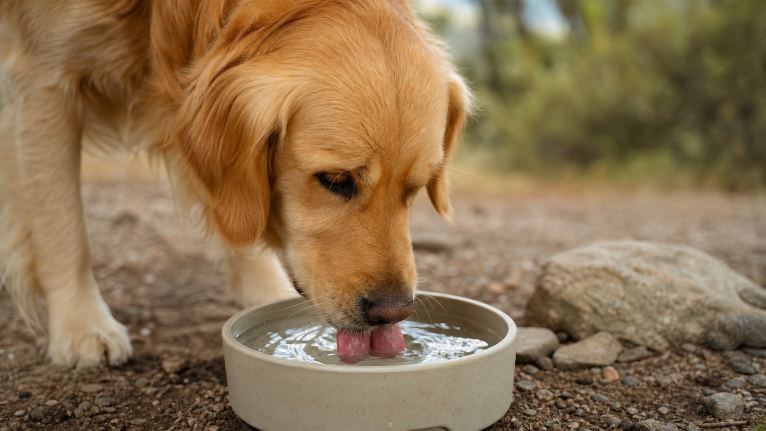 Por qué mi perro bebe mucha agua