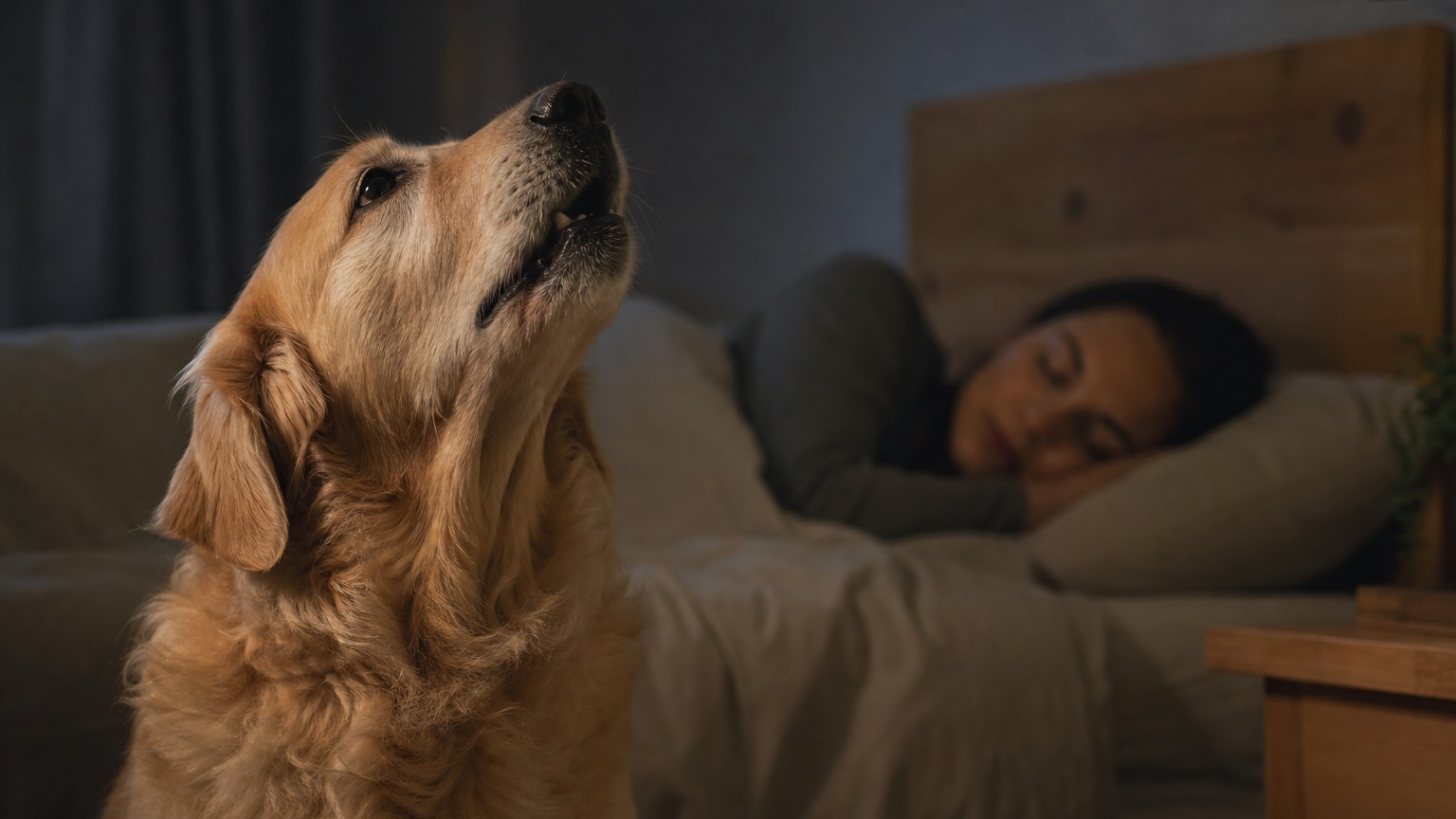 Por qué mi perro llora por la noche