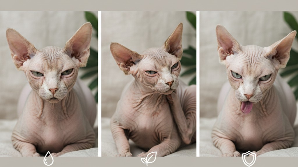 Principales enfermedades comunes en gatos Sphynx y cómo prevenirlas
