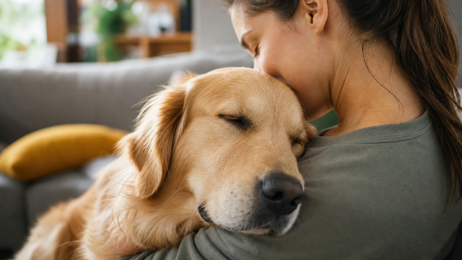 Qué significa que un perro apoye la cabeza en ti