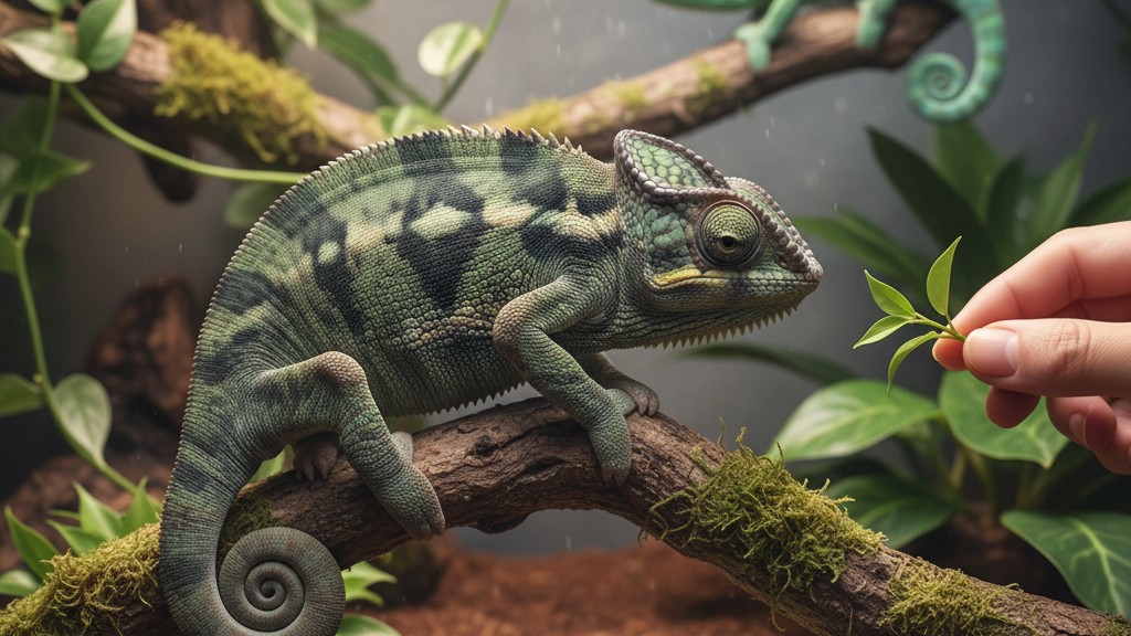 Señales de estrés en camaleones y cómo ayudar a tu reptil a relajarse