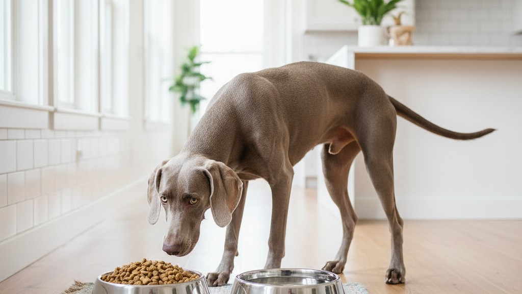Alimentación del Weimaraner: dieta equilibrada y recomendaciones prácticas