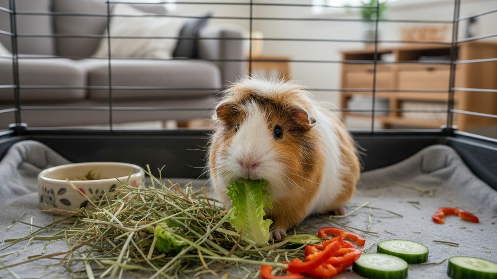 Alimentación adecuada para la Cobaya Coronet
