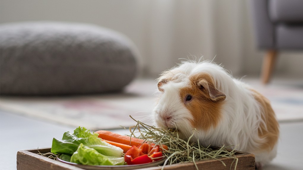 Alimentación equilibrada para la cobaya Merino