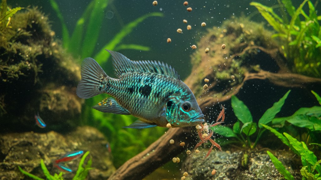 Alimentación adecuada para el cíclido Jack Dempsey