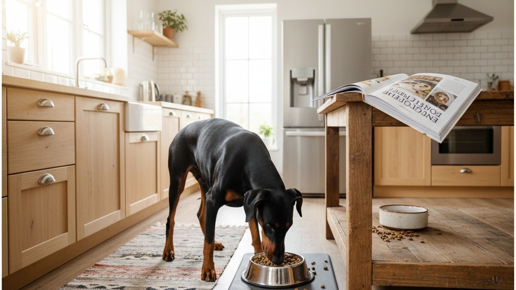 Alimentación adecuada para un Doberman saludable y con energía