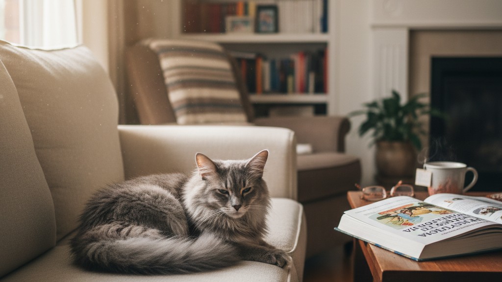 Consejos para una buena convivencia con un gato Nebelung