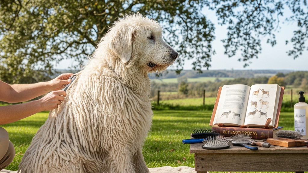 Rutina de cuidados y mantenimiento del Komondor
