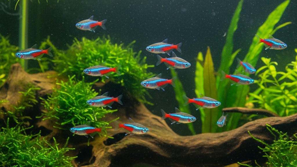 Conoce al Neón tetra: un pez pequeño y vibrante para acuarios