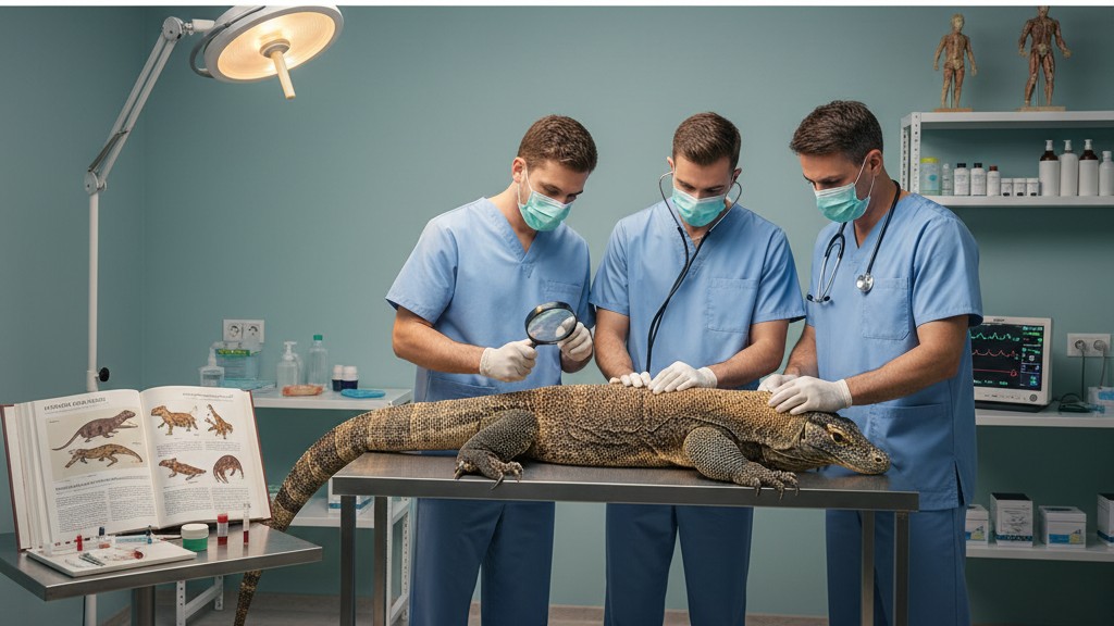 Salud y bienestar del Dragón de Komodo: prevención y cuidados