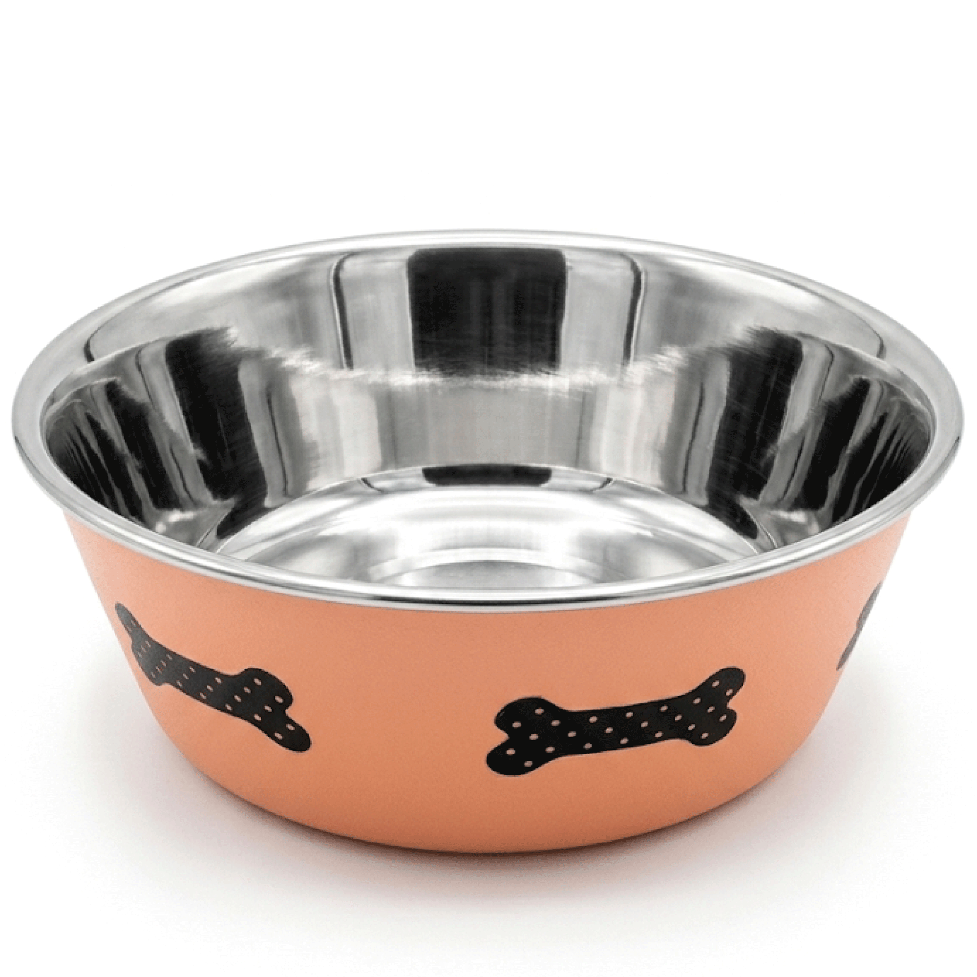 COMEDERO ACERO INOXIDABLE MOLY PARA GATOS 14,5 CM CON BASE ANTIDESLIZANTE