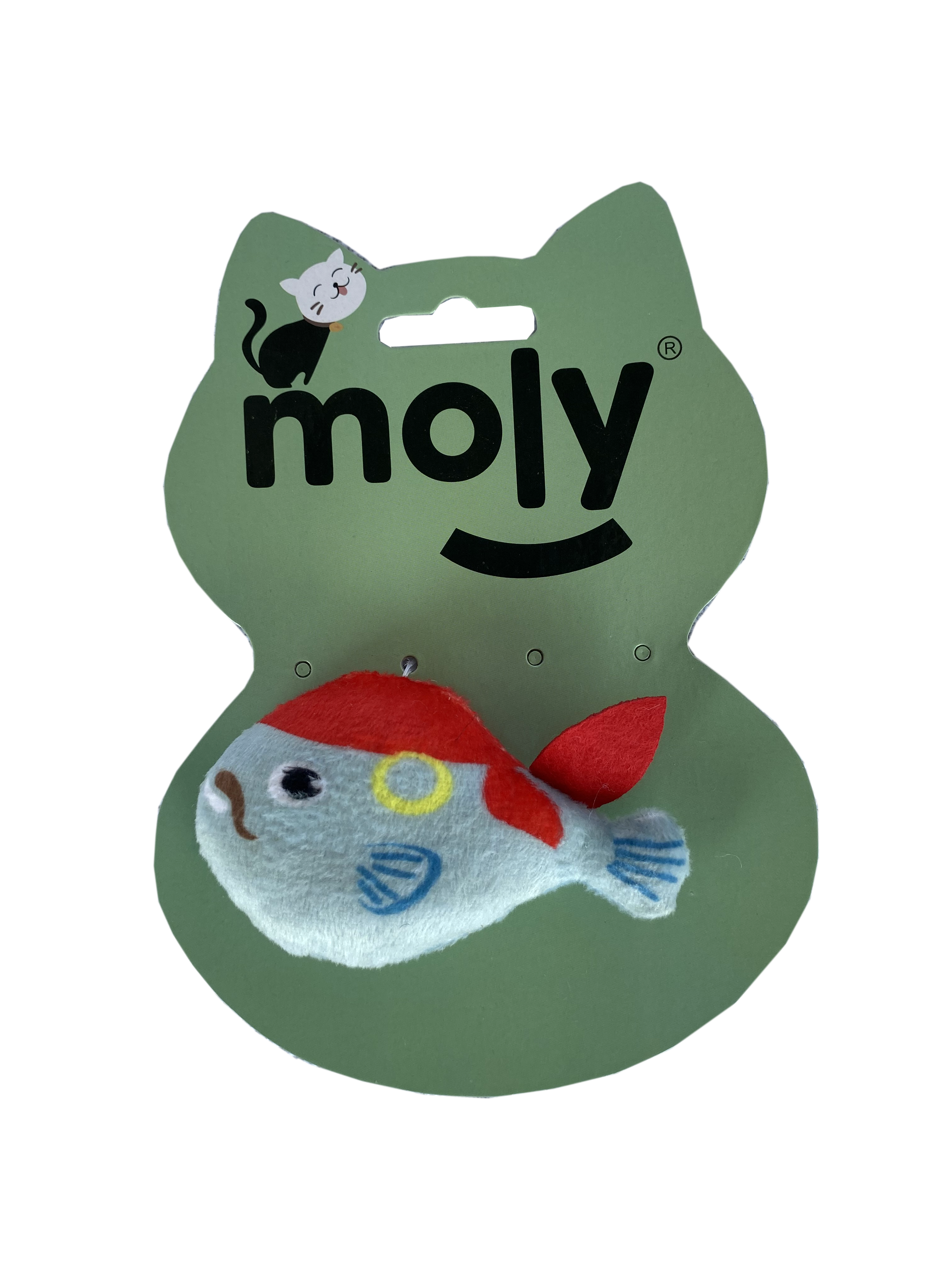Jouet pour chats Pets collection printemps été poisson 8.3 x 6.4 cm