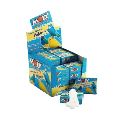 Calcium pour Oiseaux Moly - Présentoir 30 unités