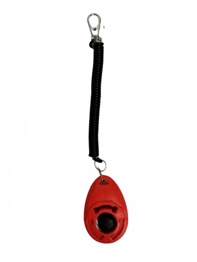 Clicker Training con Mosquetón Moly | Herramienta de Adiestramiento Precisa y Fácil de Usar