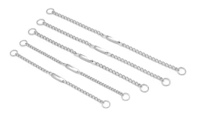 COLLAR CADENA C/PLACA 40cm X 3mm