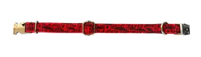 Collier casitas rouges T-1 20-30x1,5 cm