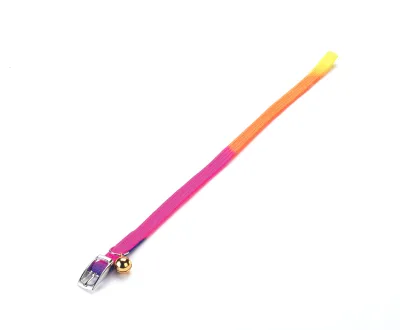 Collier chat fluorescent avec clochette